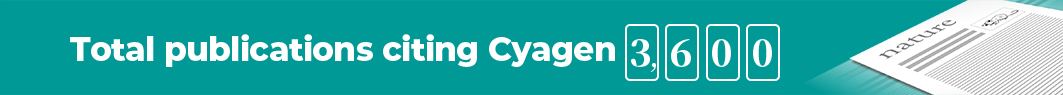 Total publications citing Cyagen：3,600